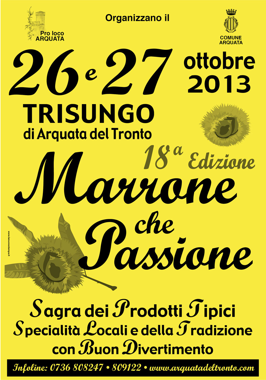 Marrone che Passione-70x100 2013